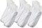 Hanes Men's Big & Tall Cushion Ankle Socks 6-Pack - Shoe Sizes: 13-15 - White